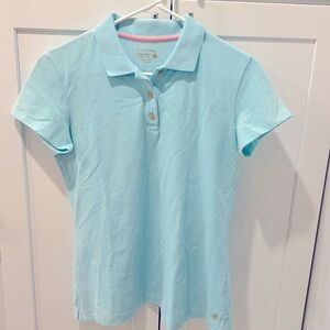 Lilly Pulitzer Light Blue Polo Shirt | Size M